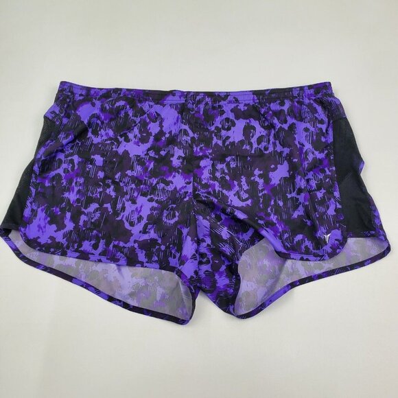 Old Navy Womens Purple Activewear Sweat Shorts Size 2XL Semi-Fitted Drawstring - Picture 1 of 11